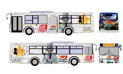 函館バスによる名探偵コナンラッピングバス
